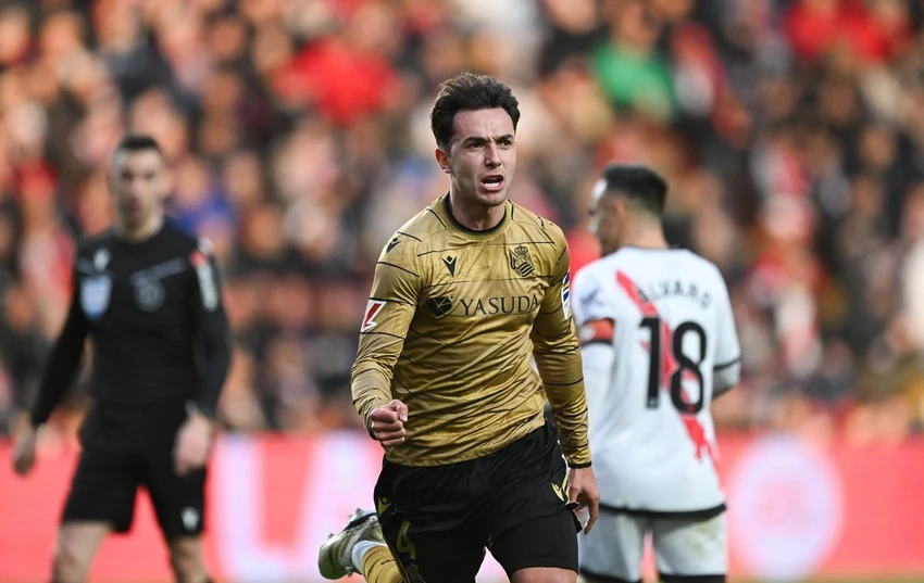Zubimendi là mục tiêu tạo nên đội hình trong mơ của Arsenal. ẢNH: GETTY arsenal-Zubimendi.jpg