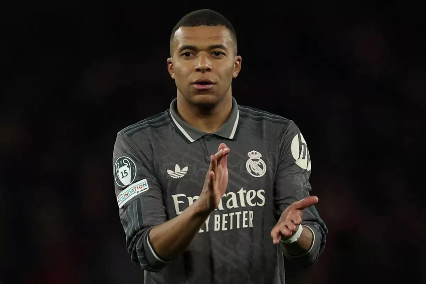 Mbappe có phong độ ghi bàn rất cao trong mùa giải đầu tiên ở Real Madrid. ẢNH: GETTY REAL-MADRID-KYLIAN-MBAPPE.jpg