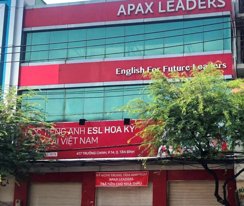 Trung tâm Anh ngữ Apax Leader là một đơn vị thuộc hệ sinh thái của Shark Thủy. Ảnh: PLO APAX-LEADERS.jpg