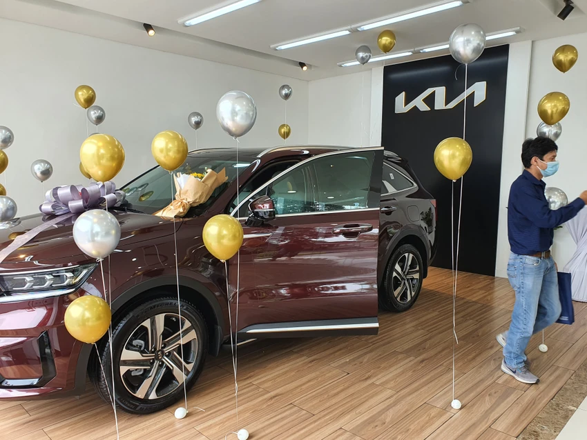Toàn thị trường ô tô tăng trưởng mạnh nhờ chính sách giảm 50% lệ phí trước bạ từ Chính phủ. Ảnh: TN thị trường ô tô
