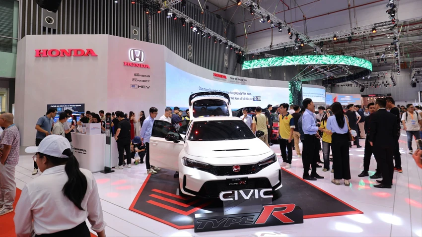 Honda Civic Tipe R được trưng bày tại Triển lãm ô tô vừa qua. Thị trường ô tô