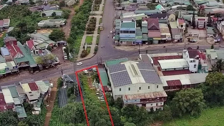 Thửa đất của ông Hà Xuân Trí liên quan vụ kiện. Ảnh: N.D thu-hoi-dat.jpg