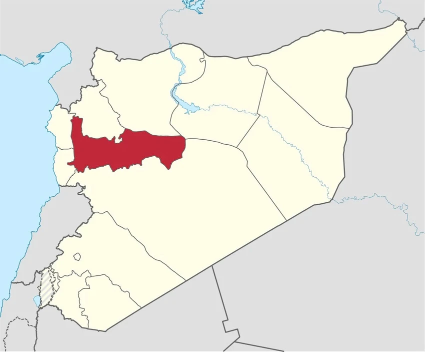 Vị trí xảy ra trận động đất đêm 12-8 ở Syria. Ảnh: TURKEY TODAY Syria: Xảy ra 2 trận động đất liên tiếp trong đêm