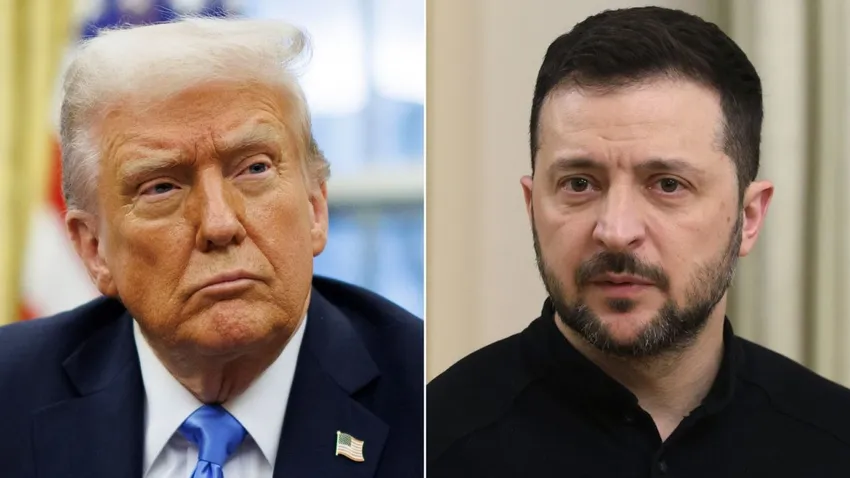 Tổng thống Mỹ Donald Trump (trái) và Tổng thống Ukraine Volodymyr Zelensky. Ảnh: CNN Ông Trump: Ông Zelensky không quan trọng trong đàm phán về Ukraine