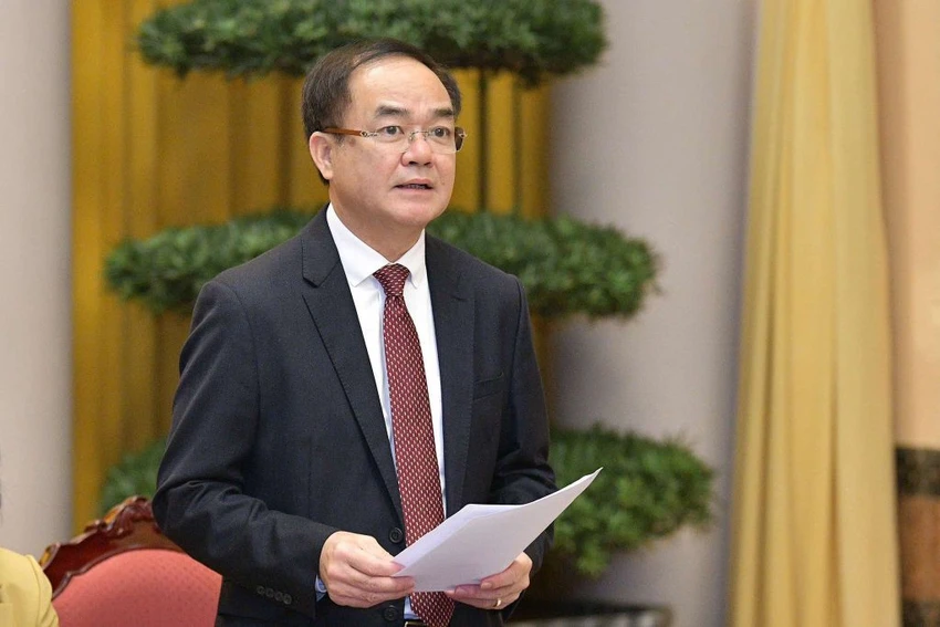 Thứ trưởng Bộ Nội vụ Vũ Chiến Thắng nói sửa luật lần này có sự đột phá về phân cấp, phân quyền. Ảnh: P.QUỲNH thứ trưởng Vũ Chiến Thắng