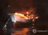 Cùng đi biển, anh tử vong em vào tù ảnh 2 6 thuyền viên Việt Nam mất tích trong vụ cháy tàu ở Hàn Quốc
