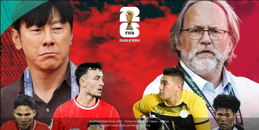 HLV Shin Tae-yong lo lắng Indonesia mất vé vào vòng loại thứ ba World Cup 2026 vào tay Việt Nam. ẢNH: BOLA HLV Shin Tae-yong