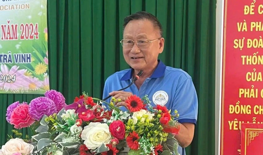 Luật sư Nguyễn Văn Trung - Chủ nhiệm Đoàn Luật sư TP.HCM, cho biết Đoàn Luật sư TP vừa ủng hộ 1 tỉ đồng cho đồng bào bị thiệt hại do bão số 3. Ảnh: YC Doan luat su TP.HCM quyen gop bao so 3 .jpg