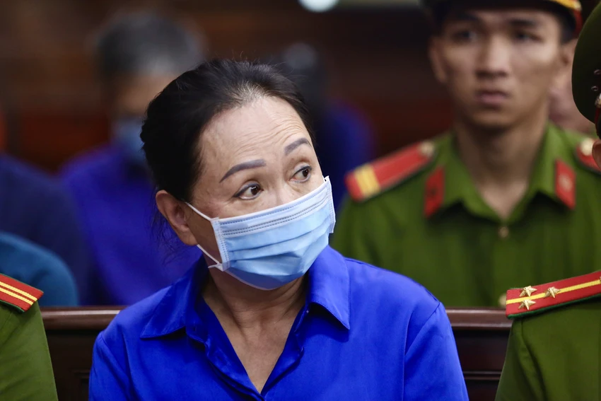 Bị cáo Trương Mỹ Lan. Ảnh: HOÀNG GIANG Trương Mỹ Lan.jpg