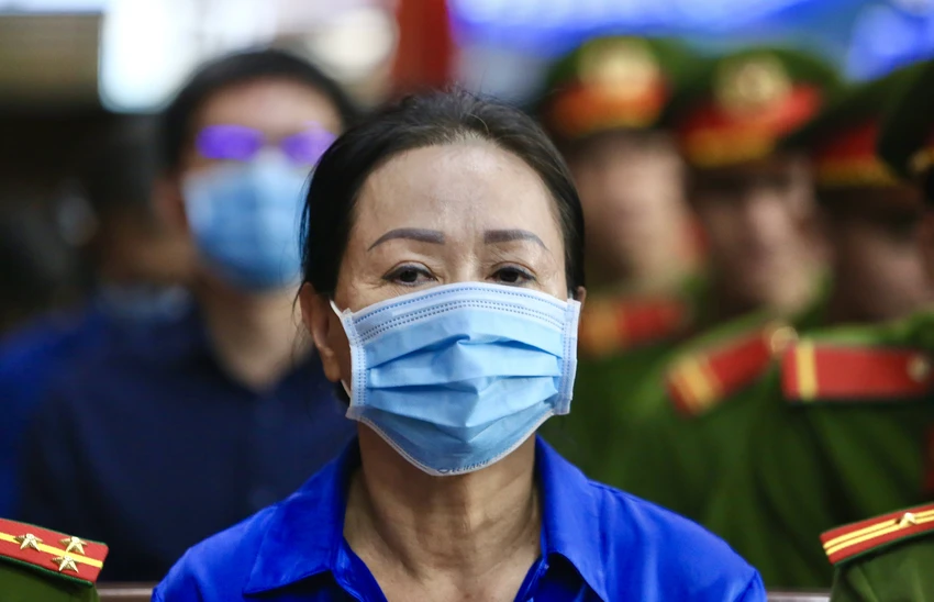 Bị cáo Trương Mỹ Lan nhận án chung thân trong vụ án thứ hai. Ảnh: NGUYỄN TIẾN trương mỹ lan