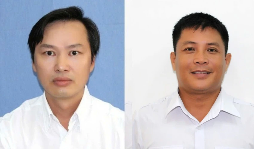 Hai cựu chi cục trưởng và phó chi cục trưởng Chi cục Thú y Vùng VI: Bạch Đức Lữu (bìa trái) và Lý Hoài Vũ. Ảnh: Chi cục Thú y Vùng VI de-nghi-truy-to-cuu-can-bo-chi-cuc-thu-y-vung-vi-tiep-tay-nhap-khau-trai-phep-san-pham-dong-vat-1.jpeg