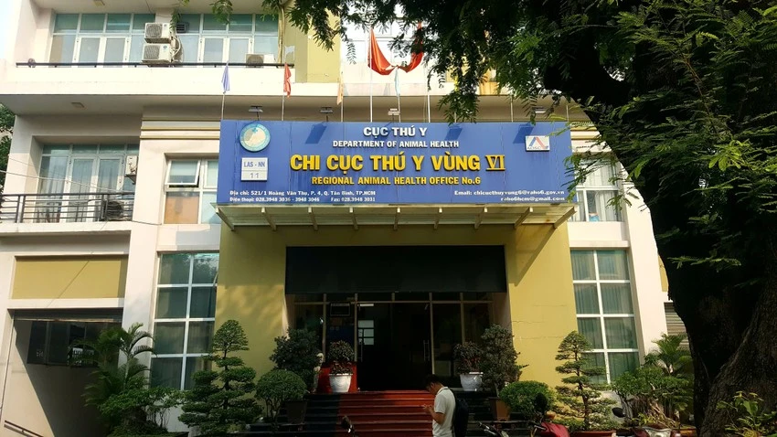 Chi cục Thú y Vùng VI. Ảnh: TRẦN LINH de-nghi-truy-to-cuu-can-bo-chi-cuc-thu-y-vung-vi-tiep-tay-nhap-khau-trai-phep-san-pham-dong-vat-.jpeg