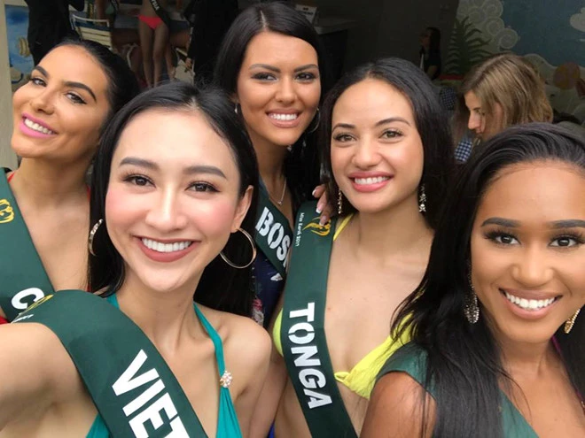 Ha Thu gianh huy chuong dong phan thi tai nang Miss Earth hinh anh 1