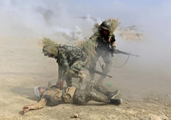  Quân đội Afghanistan tập trận độc đáo ảnh 1