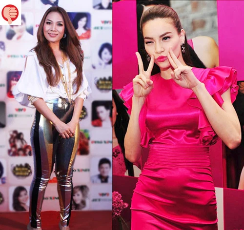 1. Mặc đồ quábó Mặc đồ bó sátlàm lộ chỗ nhạy cảm và nhược điểm của cơ thểlà một trong những lỗi thường gặp của sao Việt. Với chiếc quần bó bóng bẩy này, Mỹ Tâm lộ bụng mỡ, đường cong lồi lõm kém nuột nà. Hồ Ngọc Hà có chút sai lầm khi chọn váy bóng bó sát, tố cáo vòng hai kém thon gọn của bà mẹ một con. tam-3400-1381294233.jpg