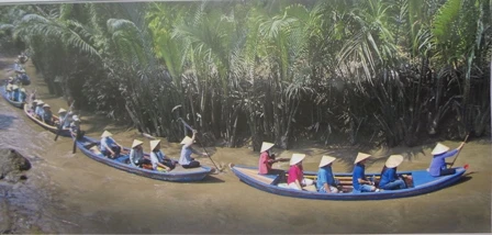 Xuồng ba lá ở Tiền Giang - Tác giả Ngô Quang Phúc