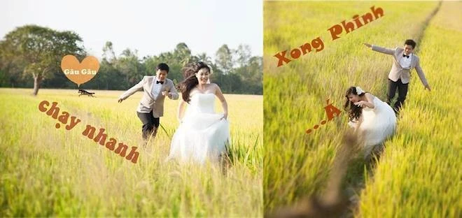 Tuy nhiên, bộ ảnh được lên ý tưởng trong hai tháng này lại không quá tốn công chuẩn bị của nhân vật chính, mà chủ yếu dựa vào sự tung hứng, diễn xuất của cặp đôi cùng ekip thực hiện. Nhập mô tả cho ảnh
