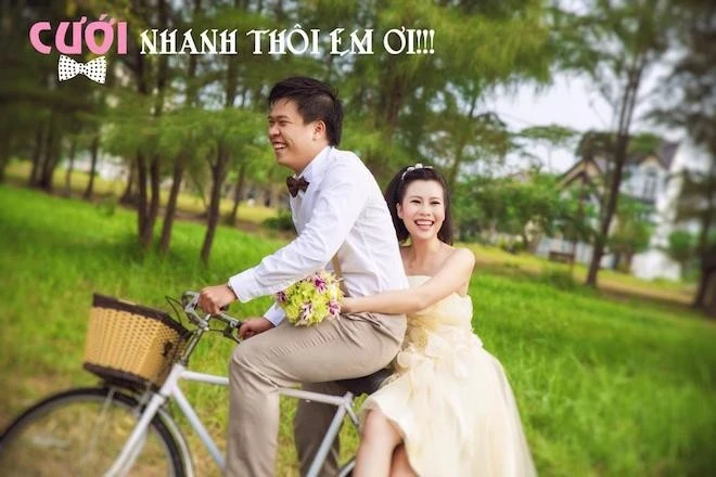 Ý tưởng độc đáo này được thực hiện vào đúng dịp Valentine năm nay 14/2 tại quê nhà của chú rể - Cần Thơ, Vĩnh Long. Nhập mô tả cho ảnh