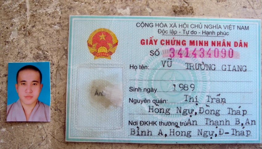 Dùng CMND của người khác giả nhà sư đi lừa đảo ảnh 1 Dùng CMND của người khác giả nhà sư đi lừa đảo ảnh 1