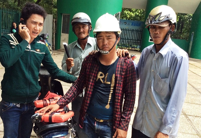 Nhóm “hiệp sĩ” một buổi chiều phá hai vụ án ảnh 1 Nhóm “hiệp sĩ” một buổi chiều phá hai vụ án ảnh 1