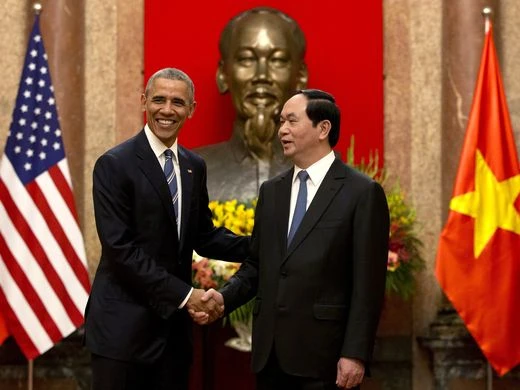 Chuyến đi của Tống thống Obama dưới ống kính PV nước ngoài ảnh 5 Chuyến đi của Tống thống Obama dưới ống kính PV nước ngoài ảnh 5