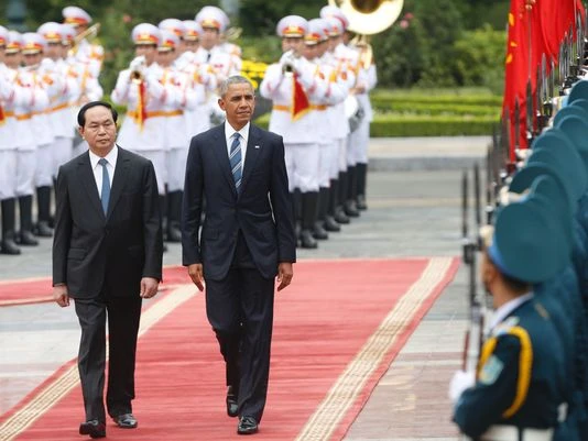 Chuyến đi của Tống thống Obama dưới ống kính PV nước ngoài ảnh 4 Chuyến đi của Tống thống Obama dưới ống kính PV nước ngoài ảnh 4