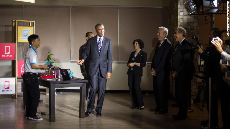 Chuyến đi của Tống thống Obama dưới ống kính PV nước ngoài ảnh 21 Chuyến đi của Tống thống Obama dưới ống kính PV nước ngoài ảnh 21