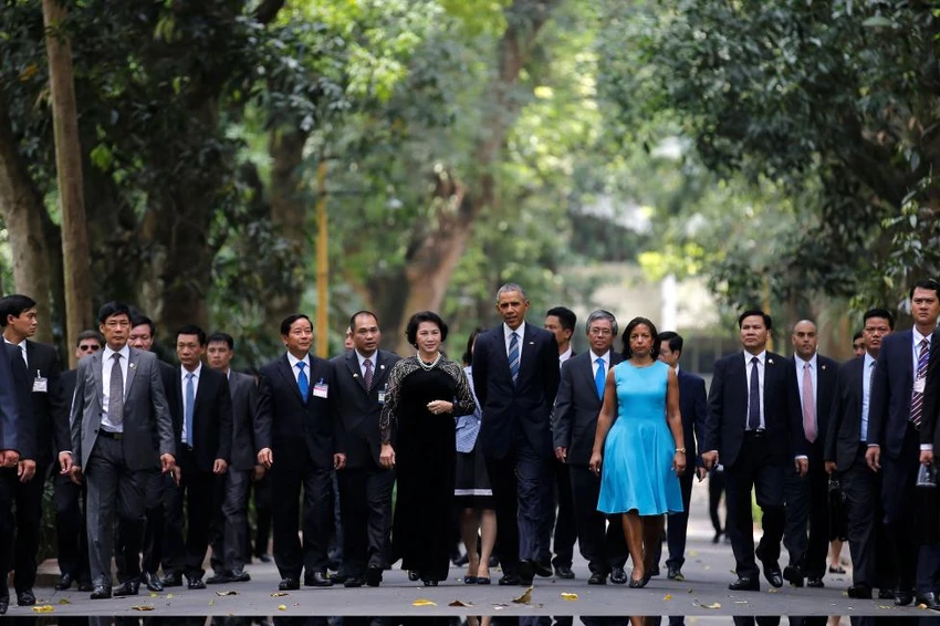 Chuyến đi của Tống thống Obama dưới ống kính PV nước ngoài ảnh 7 Chuyến đi của Tống thống Obama dưới ống kính PV nước ngoài ảnh 7