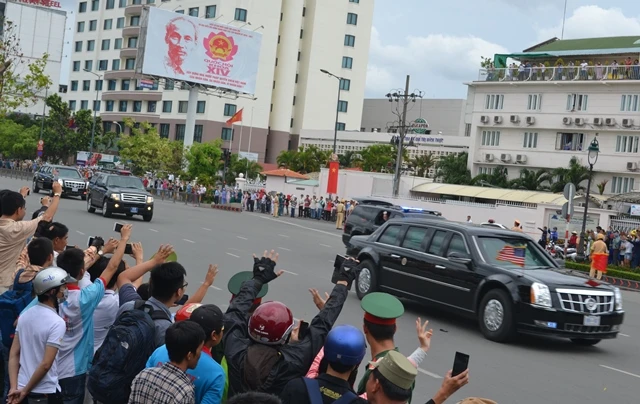 Chuyên cơ của Tổng thống Obama đã rời Việt Nam ảnh 7 Chuyên cơ của Tổng thống Obama đã rời Việt Nam ảnh 7