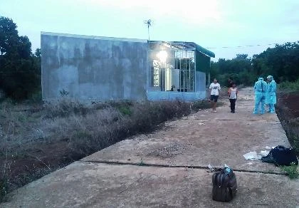 Căn nhà nơi phát hiện thi thể người đàn ông.