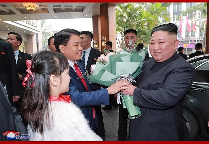 Triều Tiên công bố hình ảnh ông Kim tại Việt Nam ảnh 9 Triều Tiên công bố hình ảnh ông Kim tại Việt Nam ảnh 9