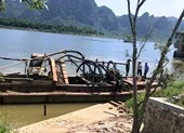 Phát hiện sọ người mắc kẹt vào ống hút cát