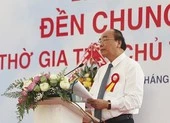 Thủ tướng dự khánh thành đền thờ gia tiên Chủ tịch Hồ Chí Minh