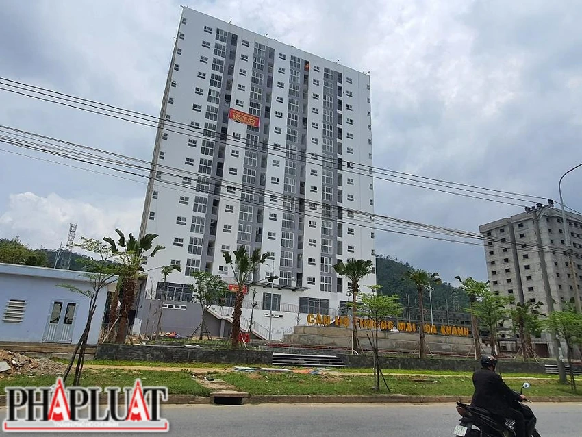 Khối B3 thuộc dự án Khu chung cư nhà ở xã hội khu công nghiệp Hòa Khánh. Ảnh: TẤN VIỆT