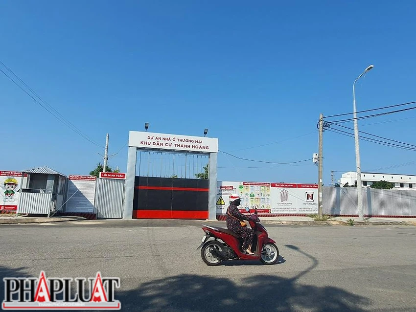 Dự án Khu dân cư Thanh Hoàng. Ảnh: TẤN VIỆT Dự án Khu dân cư Thanh Hoàng. Ảnh: TẤN VIỆT