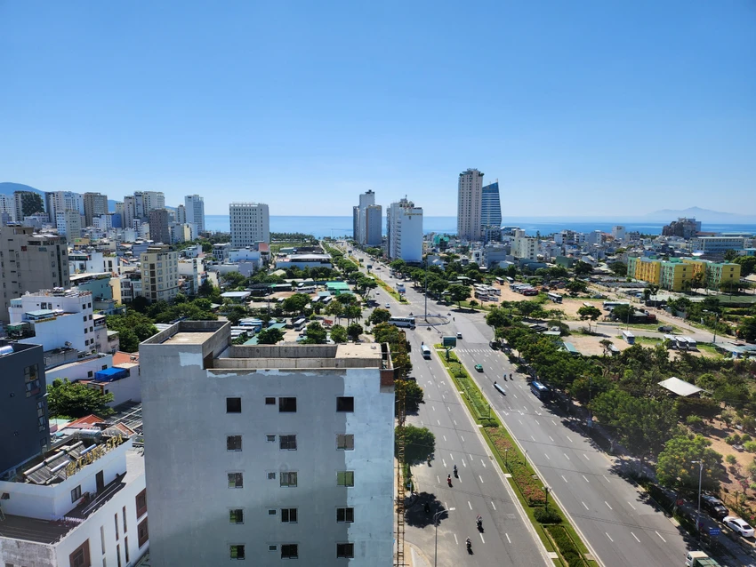 Đà Nẵng cấm phương tiện lưu thông trên nhiều tuyến đường ngày 26-6. Ảnh: TẤN VIỆT