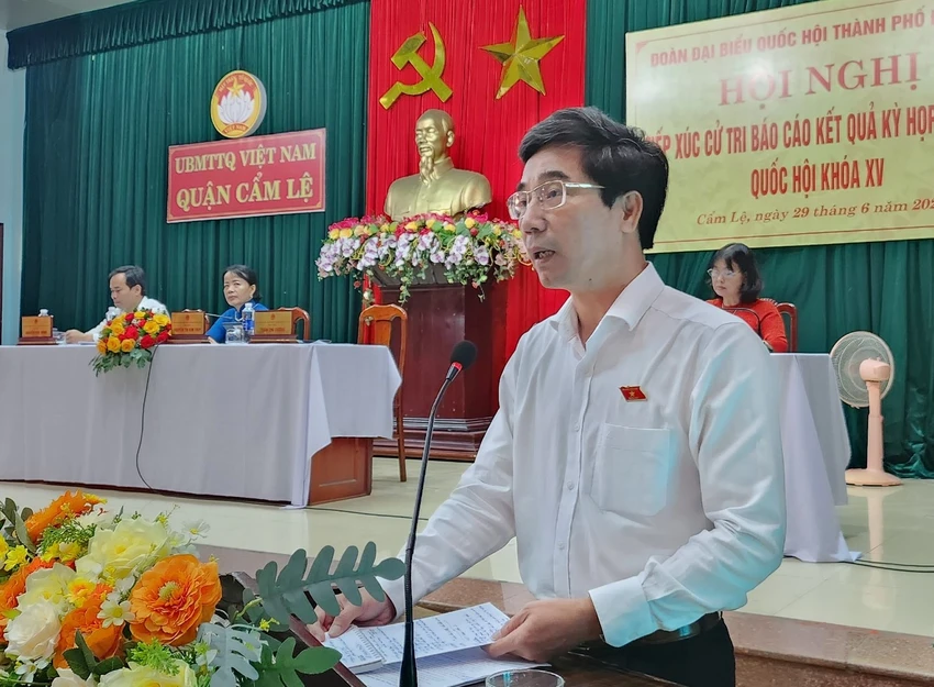 Ông Trần Chí Cường, Phó trưởng đoàn chuyên trách đoàn ĐBQH đơn vị TP Đà Nẵng. Ảnh: TẤN VIỆT Ông Trần Chí Cường, Phó trưởng đoàn chuyên trách đoàn ĐBQH đơn vị TP Đà Nẵng. Ảnh: TẤN VIỆT