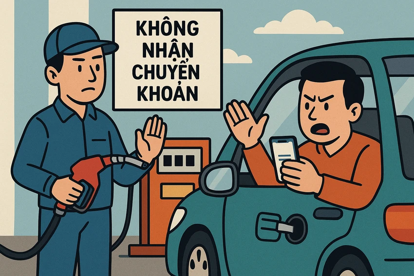 nhân viên cây xăng
