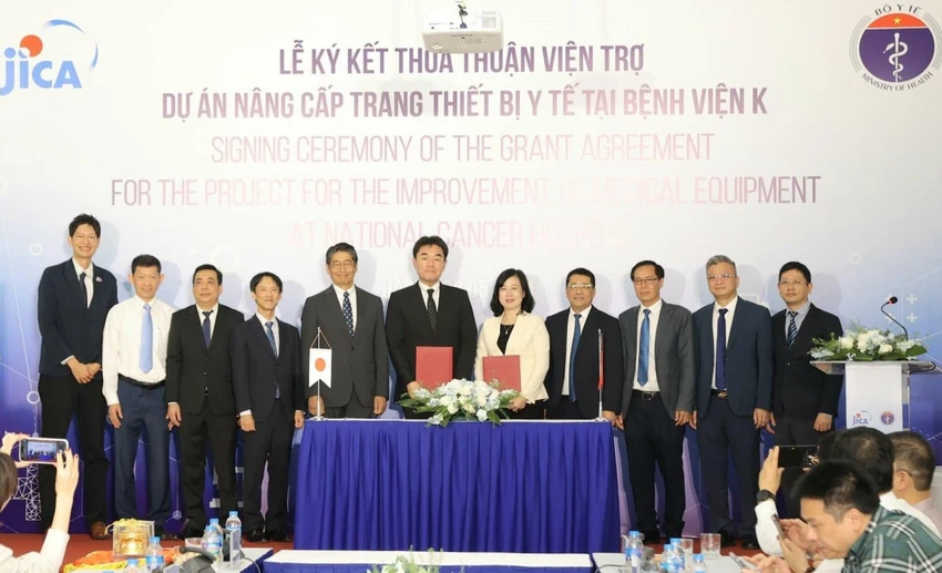 bệnh viện K cơ sở quán sứ nhận viện trợ 300 tỉ đồng từ nhật bản