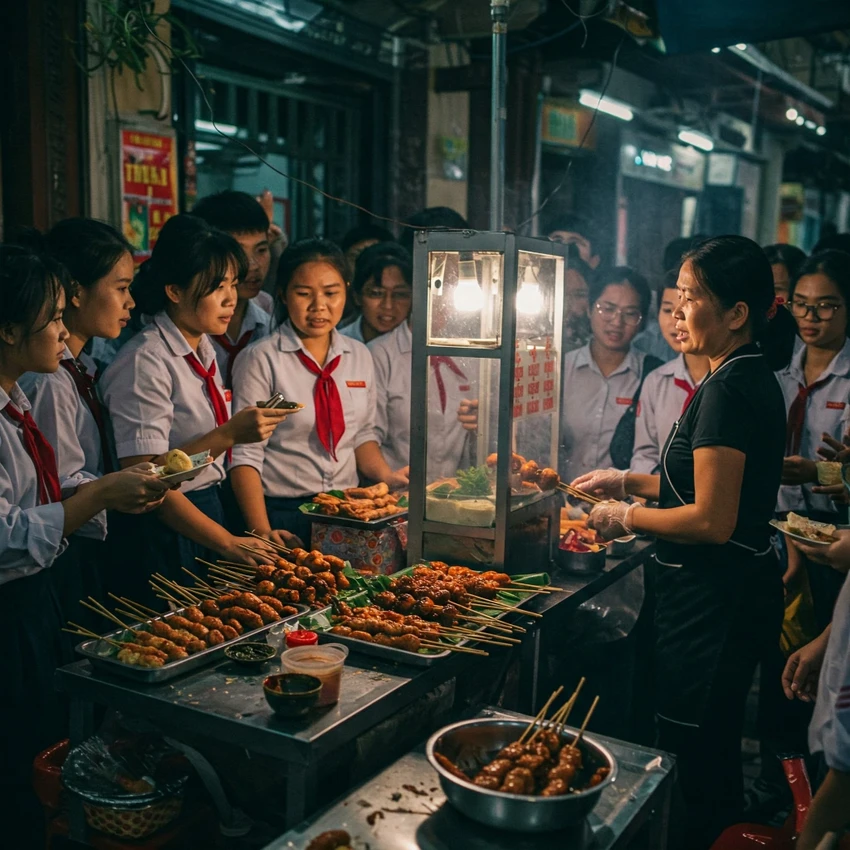 thức ăn đường phố