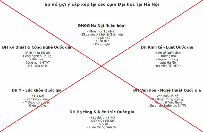 sắp xếp các trường đại học