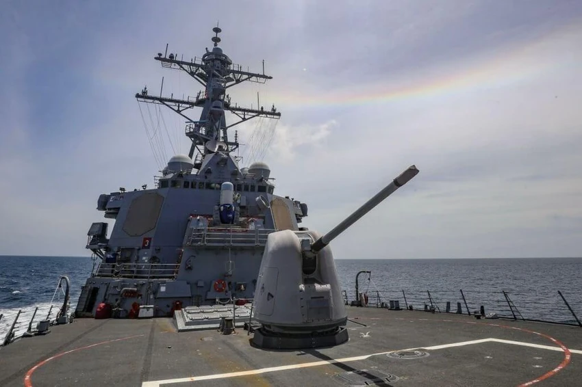 TQ tố Mỹ 'khiêu khích’ khi điều tàu khu trục qua eo biển Đài Loan. Ảnh: US NAVY TQ tố Mỹ 'khiêu khích’ khi điều tàu khu trục qua eo biển Đài Loan. Ảnh: US NAVY