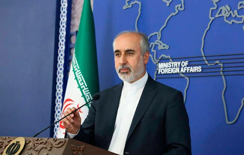Người phát ngôn Bộ Ngoại giao Iran - ông Nasser Kanani. Ảnh: Bộ Ngoại giao Iran/AP Người phát ngôn Bộ Ngoại giao Iran - ông Nasser Kanani. Ảnh: Bộ Ngoại giao Iran/AP