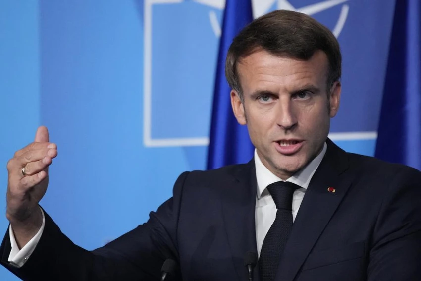 Tổng thống Pháp Emmanuel Macron. Ảnh: Christophe Ena/AP Tổng thống Pháp Emmanuel Macron. Ảnh: Christophe Ena/AP