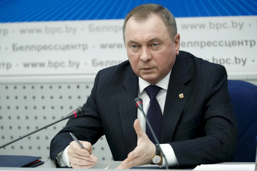 Ngoại trưởng Belarus Vladimir Makei. Ảnh: AFP Ngoại trưởng Belarus Vladimir Makei. Ảnh: AFP