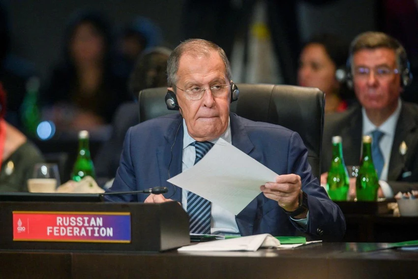 Ngoại trưởng Nga Sergei Lavrov tại hội nghị thượng đỉnh G20 ở Indonesia. Ảnh: REUTERS Ngoại trưởng Nga Sergei Lavrov tại hội nghị thượng đỉnh G20 ở Indonesia. Ảnh: REUTERS