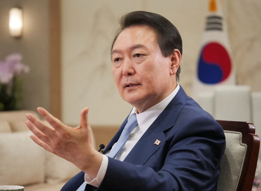 Tổng thống Hàn Quốc Yoon Suk-yeol. Ảnh: Daewoung Kim/REUTERS Tổng thống Hàn Quốc Yoon Suk-yeol. Ảnh: Daewoung Kim/REUTERS