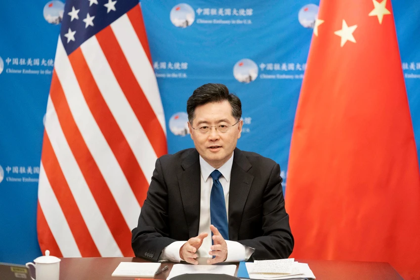 Tân Bộ trưởng Ngoại giao TQ Tần Cương. Ảnh: XINHUA Tân Bộ trưởng Ngoại giao TQ Tần Cương. Ảnh: XINHUA