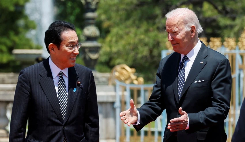 Thủ tướng Nhật Fumio Kishida (trái) và Tổng thống Mỹ Joe Biden. Ảnh: Jonathan Ernst/REUTERS Thủ tướng Nhật Fumio Kishida (trái) và Tổng thống Mỹ Joe Biden. Ảnh: Jonathan Ernst/REUTERS