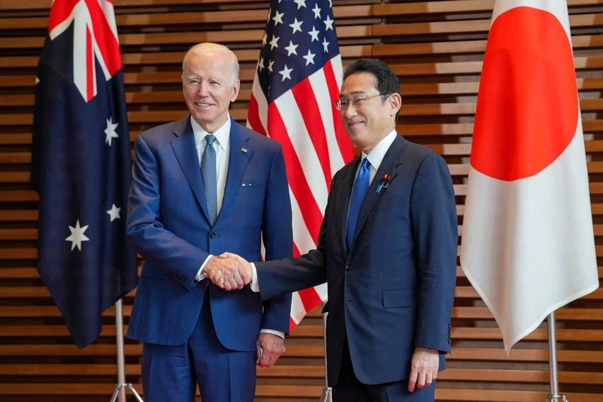 Tổng thống Mỹ Joe Biden (trái) và Thủ tướng Nhật Fumio Kishida sẽ có cuộc gặp vào ngày 13-1 tại Nhà Trắng. Ảnh: Zhang Xiaoyu/POOL/REUTERS Tổng thống Mỹ Joe Biden (trái) và Thủ tướng Nhật Fumio Kishida sẽ có cuộc gặp vào ngày 13-1 tại Nhà Trắng. Ảnh: Zhang Xiaoyu/POOL/REUTERS